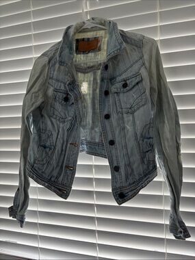 River Island Light Blue Washed Denim Jacket - Women's